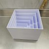 Cubes blanc presentation buffet
